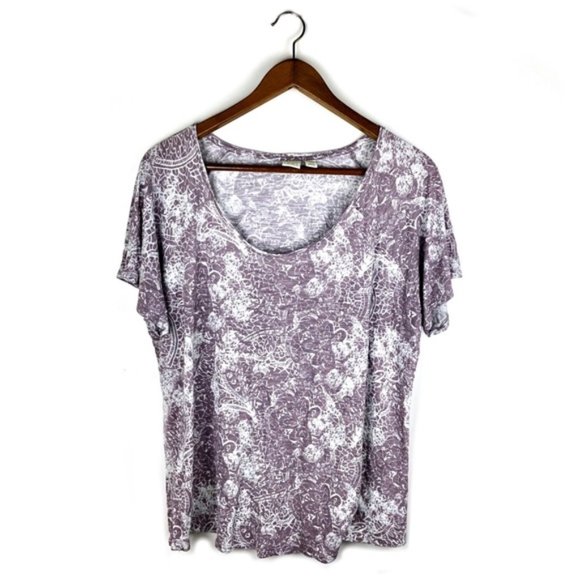 Anthropologie Tops - Lucy & Laurel Anthropologie Boho Short Sleeve Top
